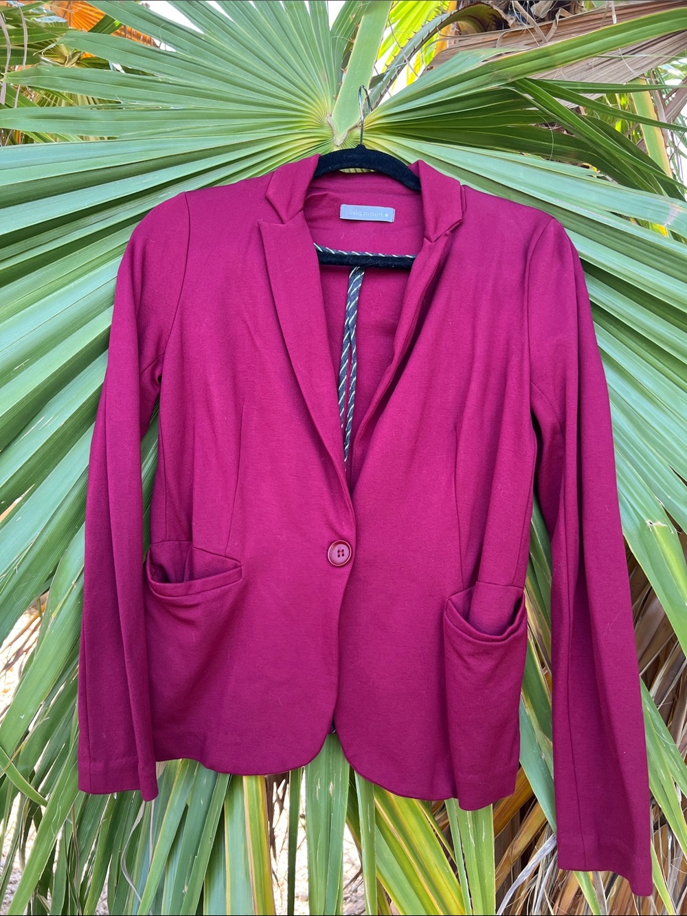Women's Berry single-Button Blazer Jacket